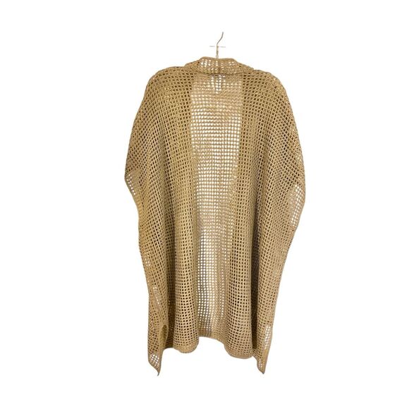 Eileen Fisher Open Stitch Longline Organic Linen Cardigan Sz XL - Picture 9 of 13